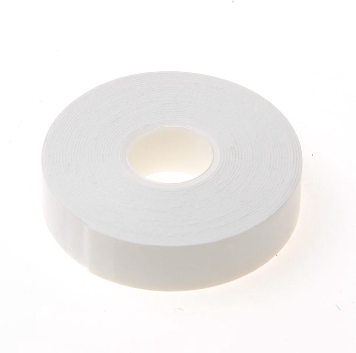 Stokvis tapes Dubbelzijdige foam tape wit 0.8mm x 19mm x 5 meter