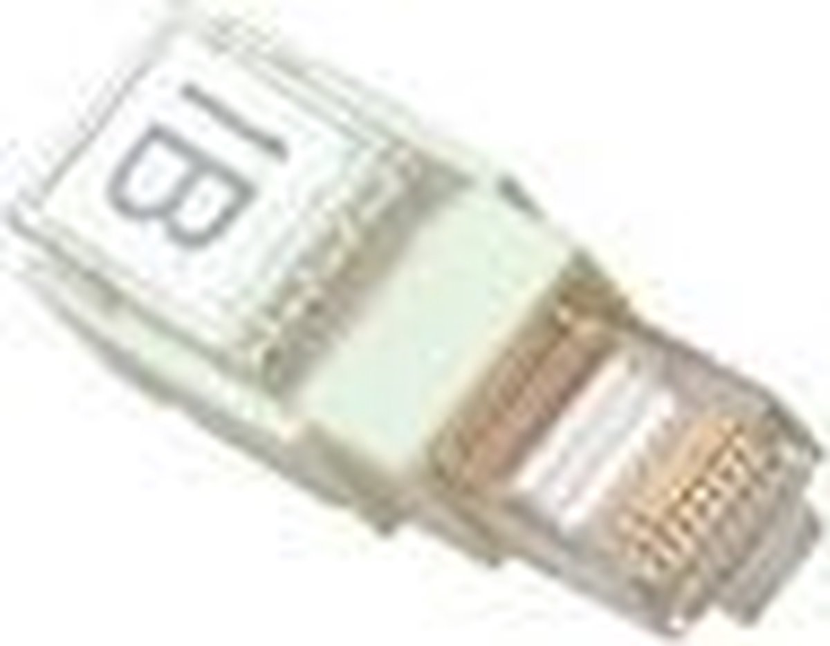 ACT - Gereedschaploze Modulaire Stekker RJ45 - wit