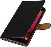 Bookstyle Wallet Case Hoesjes voor Galaxy C7 Zwart