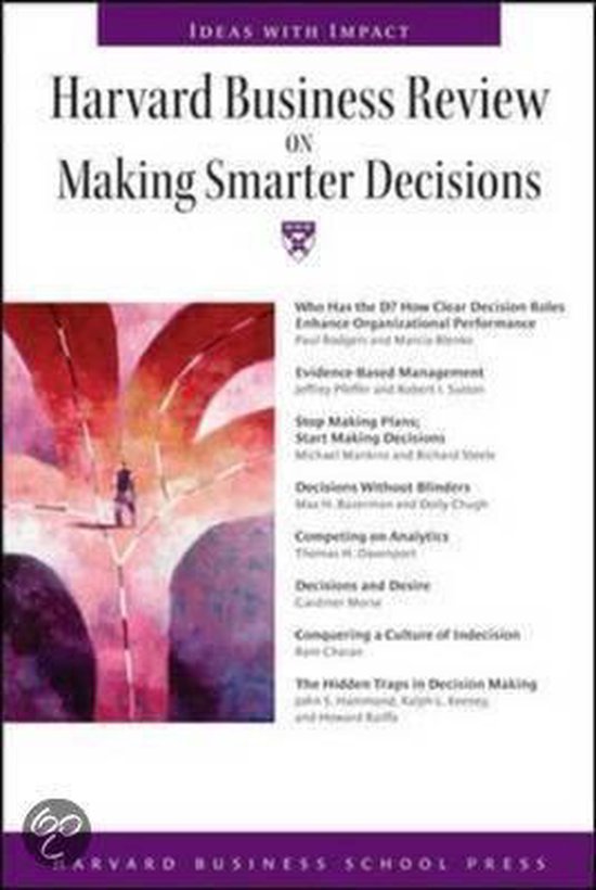 Harvard Business Review  On Making Smarter Decisions - cover