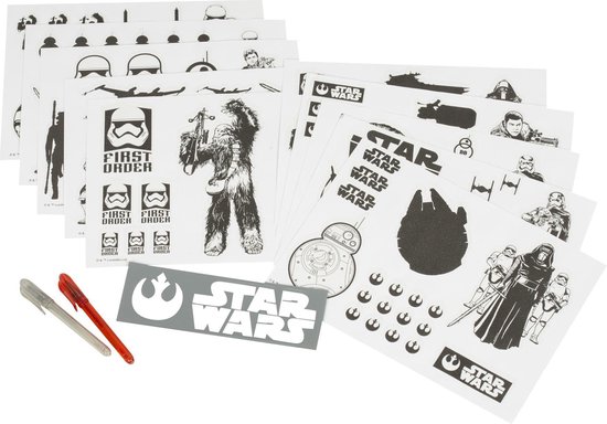 Star Wars Glow in The Dark Stickerset – 30x25x6cm | Stickers Maken Let the  Force Be... | bol.com