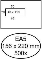 Vensterenvelop EA5 Hermes VL ZK Wit