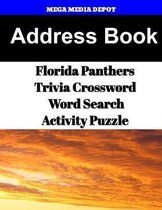 Address Book Florida Panthers Trivia Crossword & WordSearch Activity Puzzle