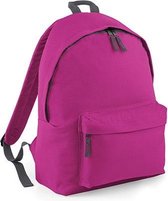 BagBase Backpack Rugzak - 18 l - Fuchsia/Graphit/Roze