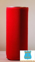 4 st. blik Koelhoudhoesje voor 25cl blikjes - rood - frisdrank - energiedrank - hoesjes