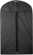 15 x Beschermhoes voor kleding zwart 100 x 60 cm - Kledinghoezen - Kleding opbergen accessoires