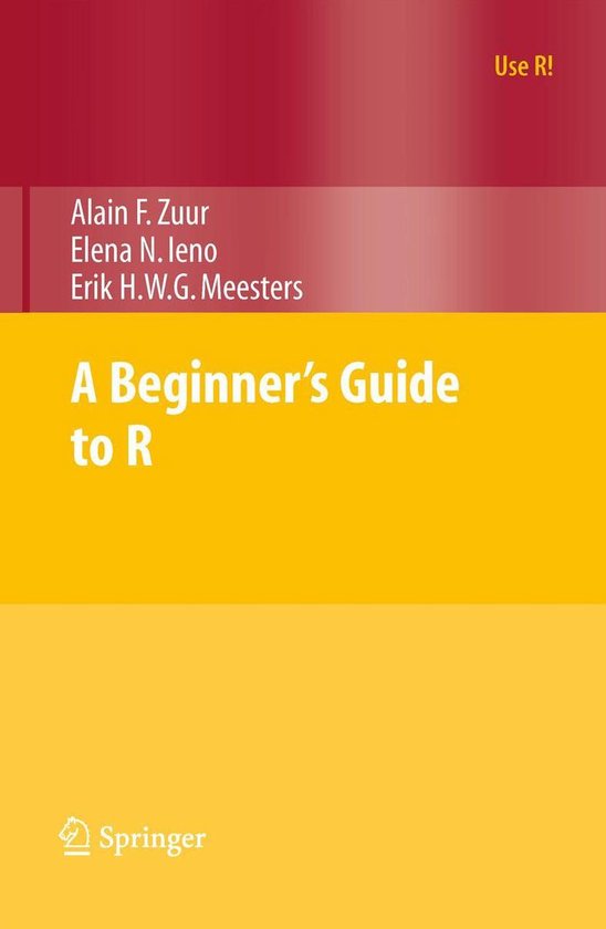 Mathematics and Statistics (R0) - A Beginner's Guide to R - cover