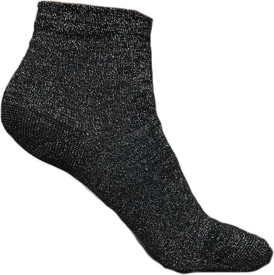 2- pack glitter sokken - goud/ zilver | bol.com