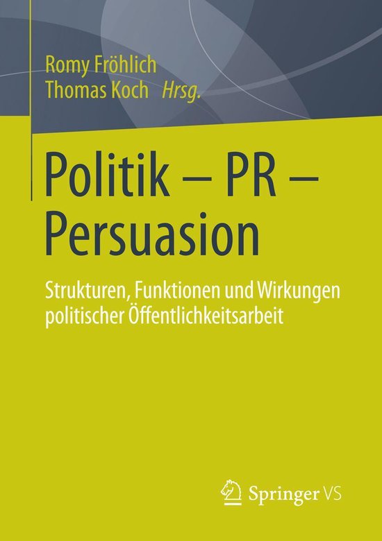 Humanities, Social Science (German Language) - Politik - PR  ... - cover