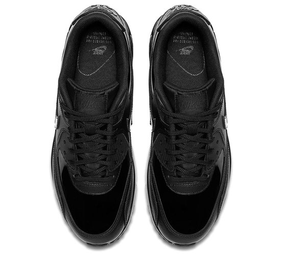 Nike Air Max 90 Leather Sneakers - Maat 38 - Vrouwen - zwart | bol.com