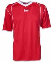 KWD Sportshirt Victoria - Voetbalshirt - Kinderen - Maat 140 - Rood/Wit