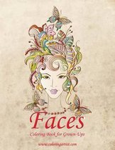 Faces Coloring Book for Grown-Ups 1