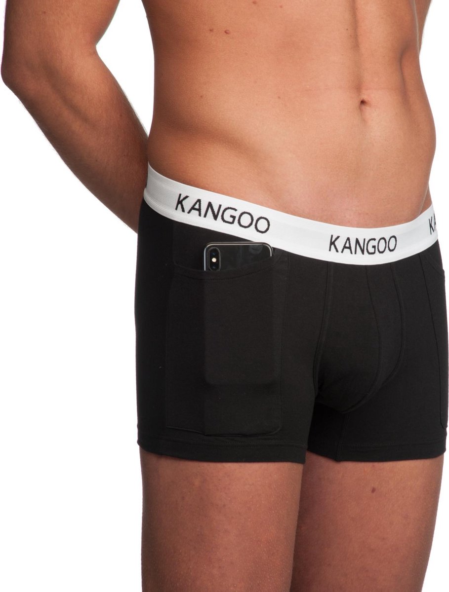 combinatie Pelmel Doe mee Kangaroo Underwear - Onderbroek met zakken - Zwart - M | bol.com