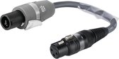 SOMMER CABLE Adaptercable XLR(F)/Speakon NL2FC 0.15m