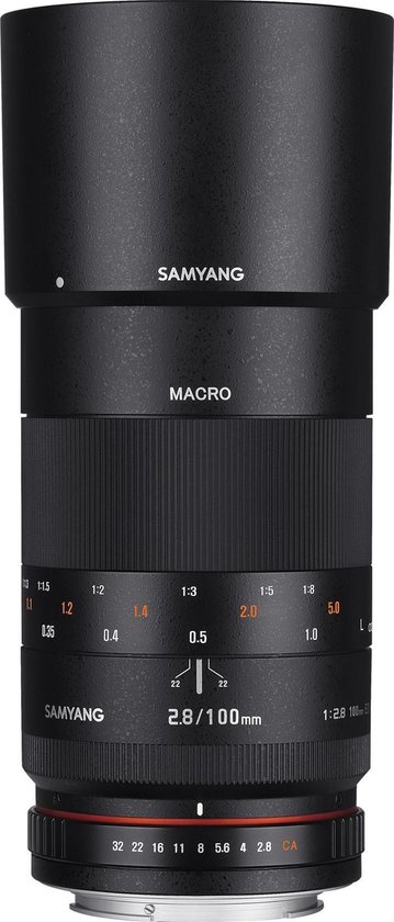 Samyang 100mm F2.8 ED UMC Macro - Prime lens  - geschikt voor Nikon spiegelreflexcamera's
