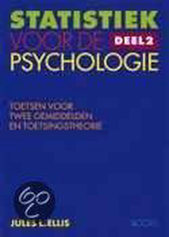 Statistiek Voor Psychologie 1 Dl2