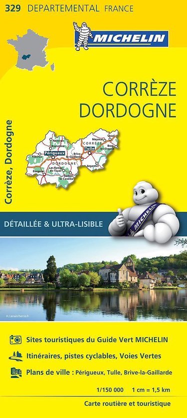 Correze / dordogne 11329 carte ' local ' ( France ) michelin kaart | bol.com