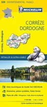 Correze / dordogne 11329 carte ' local ' ( France ) michelin kaart