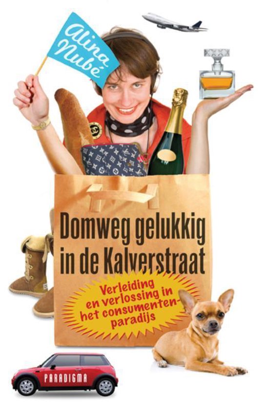 Cover van het boek 'Domweg gelukkig in de Kalverstraat' van Alina Nubé