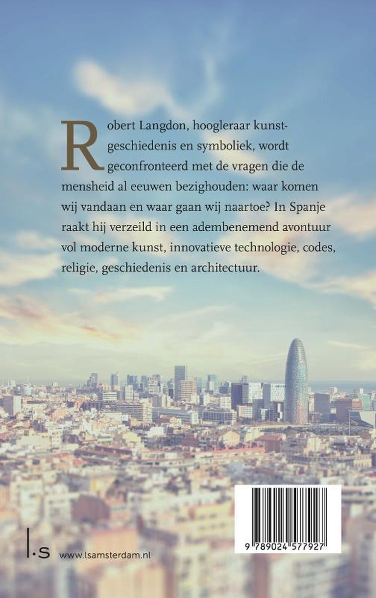 Oorsprong - back cover
