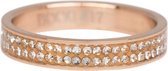 iXXXi Vulring Double zirkonia roségoudkleurig 4mm - maat 21