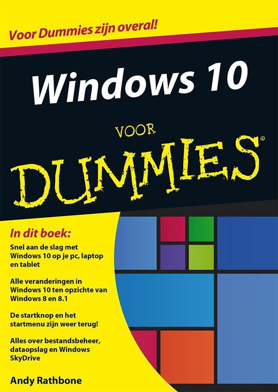 Voor Dummies - Windows 10 voor Dummies - cover