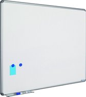 Whiteboard Design profiel 16mm, emailstaal wit - 100x180cm