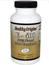 Vitamine E-400 (180 Softgel Capsules) - Healthy Origins