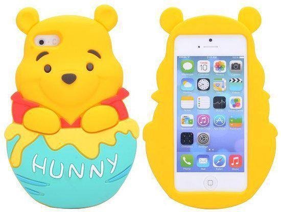 iPhone 5, 5s Winnie The Pooh Hunny Silicone case, hoesje, Cover | bol.com