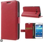Grain Wallet case hoesje Samsung Galaxy 4G G386F rood