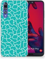 Huawei P20 Pro TPU Hoesje Design Cracks Blue