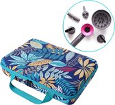 Carrying Case Geschikt Voor Dyson Supersonic Hair Dryer Fohn - Beschermoes Case Cover Hoes - Travel Koffer - Bloemen