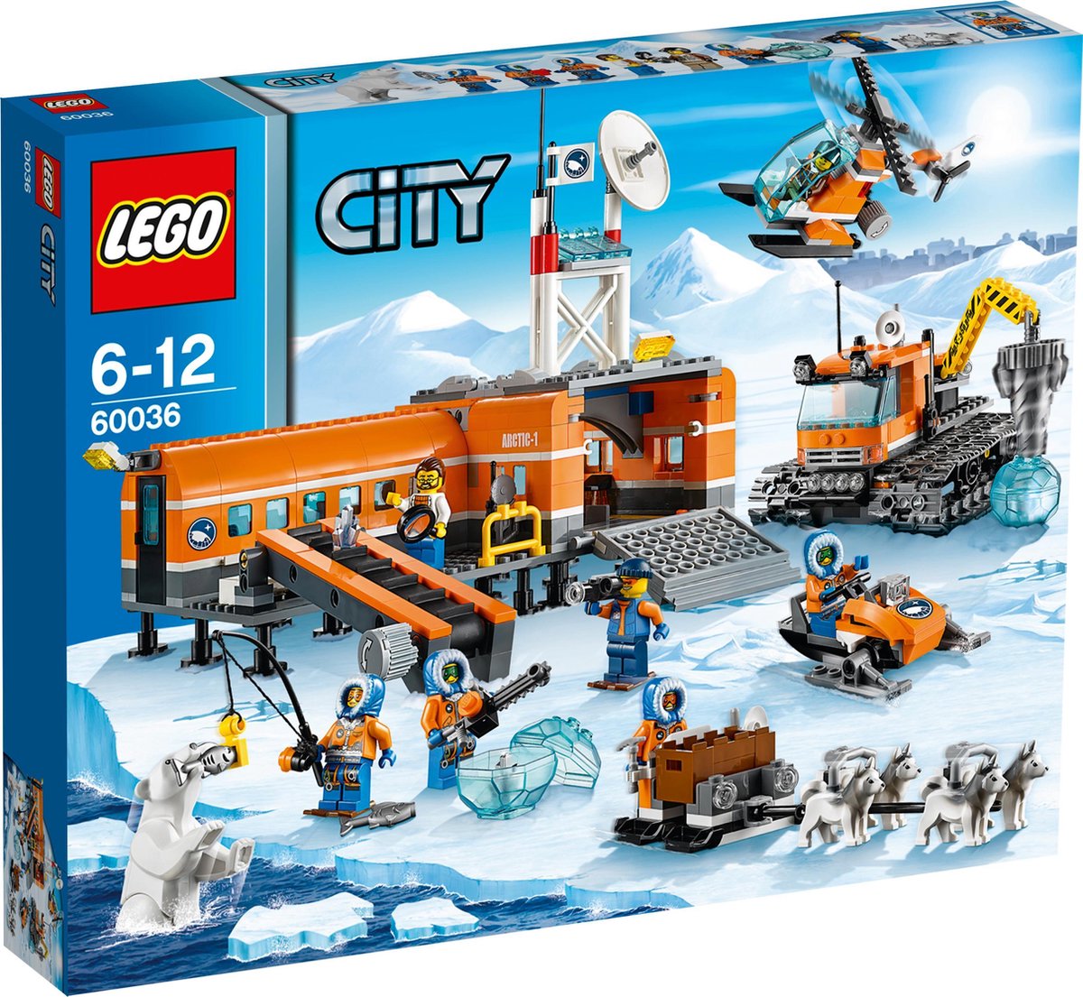 Le camp de base de l'Arctique LEGO City - 60036 | bol.com