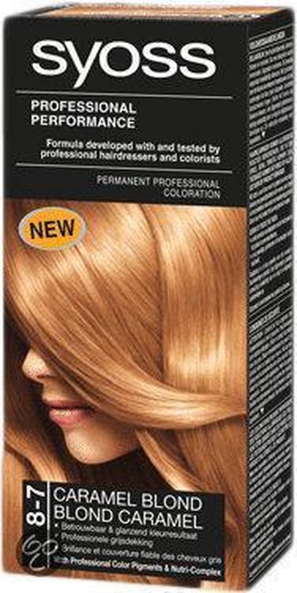 Bakken Opwekking Conclusie SYOSS colors cream 8-7 Caramel Blond - Haarverf | bol.com
