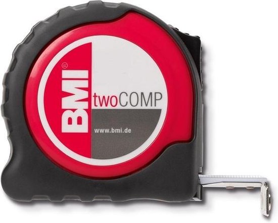 BMI twoCOMP 472541021M Rolmaat 5 m Staal - BMI
