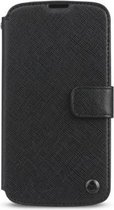 Zenus hoesje voor Nexus 4 Prestige Minimal Diary - Zwart