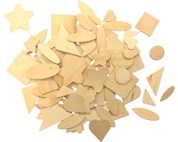 Woodsies naturel 350 stuks