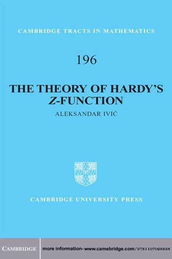 Cambridge Tracts in Mathematics 196 - The Theory of Hardy's  ... - cover