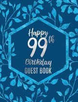 Happy 99th Birthday Guest Book