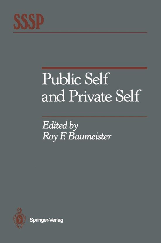 Behavioral Science and Psychology (R0) - Public Self and Pri ... - cover