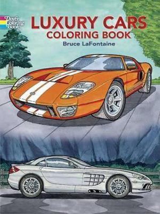 Foto: Luxury cars coloring book