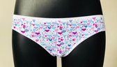 DICE Dames Bikini Slip love 2-Pak S / 2e verrassingspakje GRATIS