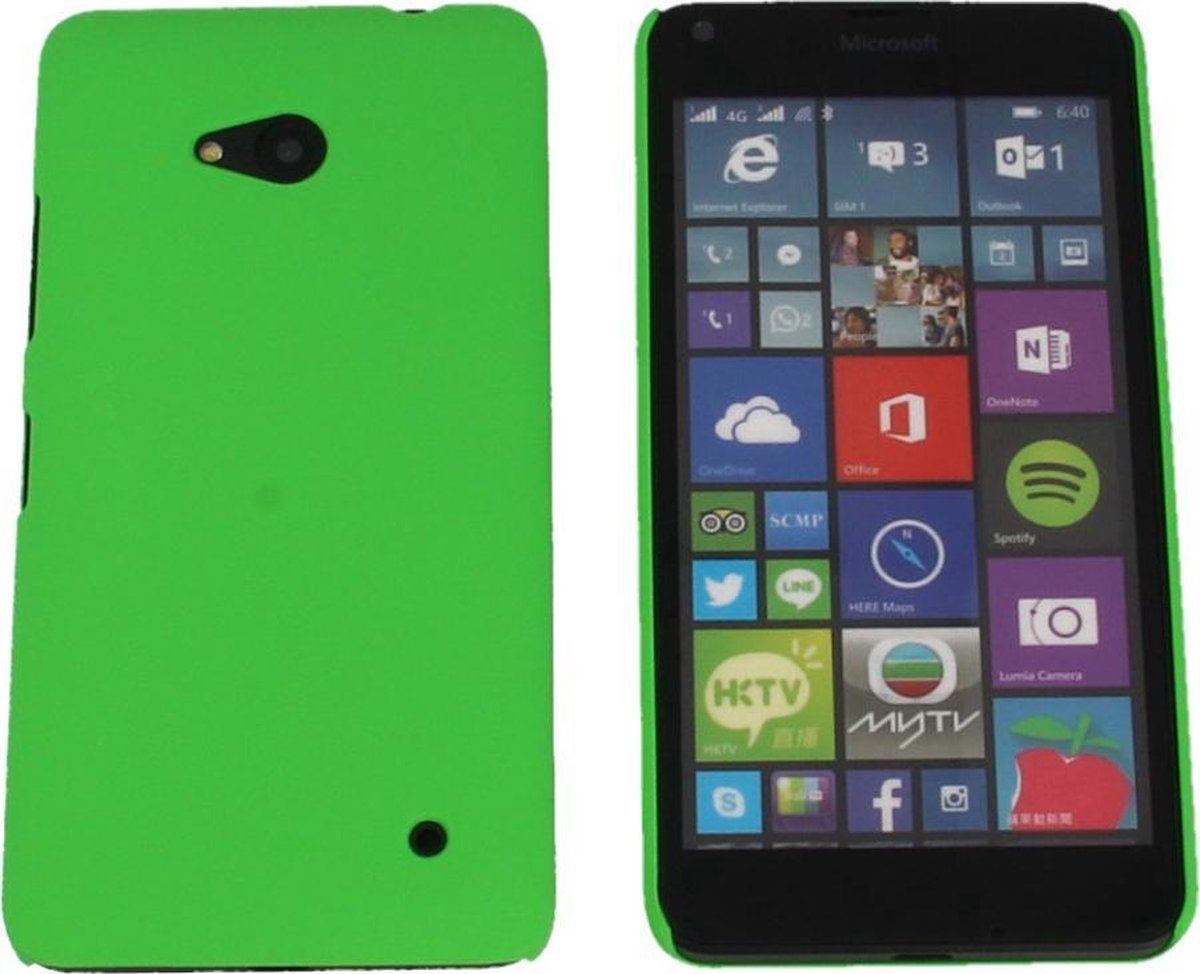 Microsoft Lumia 640 Hard Case Hoesje Groen Green