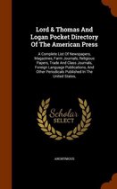 Lord & Thomas and Logan Pocket Directory of the American Press