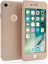 Full Body Case Cover 360 graden Bescherming Hoesje iPhone 7 - Goud