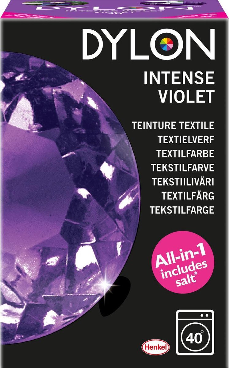 Teinture textile Dylon Violet Intense