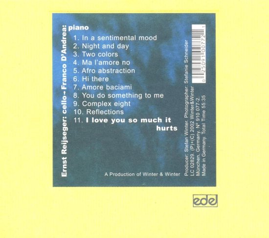 Bol Com I Love You So Much That It Hurts Franco D Andrea Cd Album Muziek