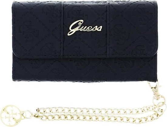 gray guess wallet