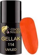 Coconails Gellak Oranje 5 ml (nr. 114)