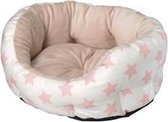 D&d hondenmand soft bed stars roze